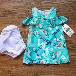 NWT Rare Editions Cold Shoulder Dress